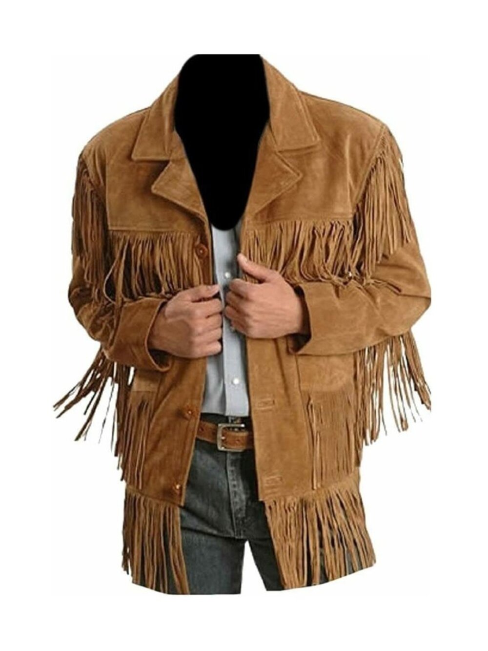 Traditional Western Cowboy Jackets for Men | Native American Suede leather